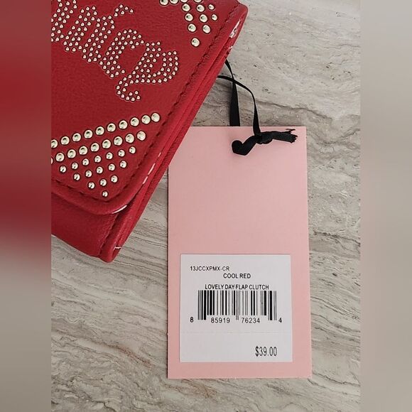 Juicy Couture Red Heart Studded Wallet - Picture 5 of 5